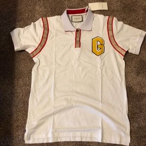 White Men’s Gucci Polo Shirt